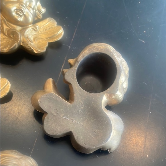 Gold Cherub Wall Decor Set - Picture 3 of 3